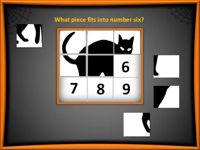 What piece fits into number six?