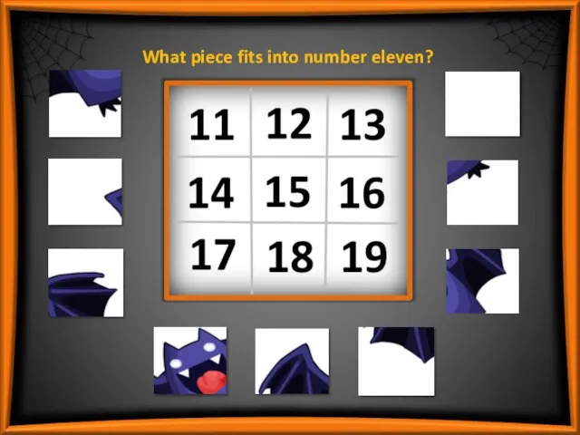 What piece fits into number eleven?