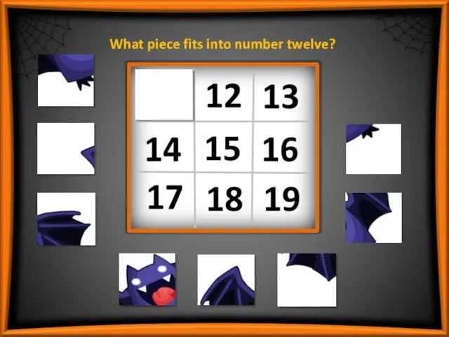 What piece fits into number twelve?