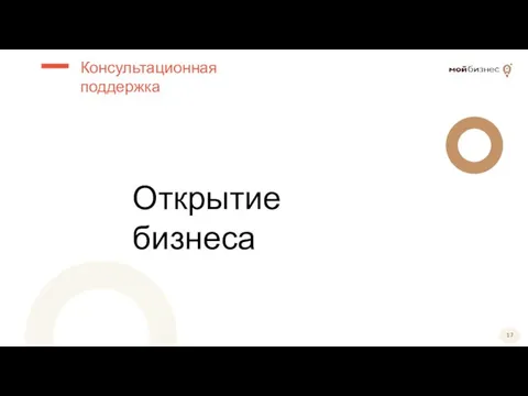 Консультационная поддержка Открытие бизнеса