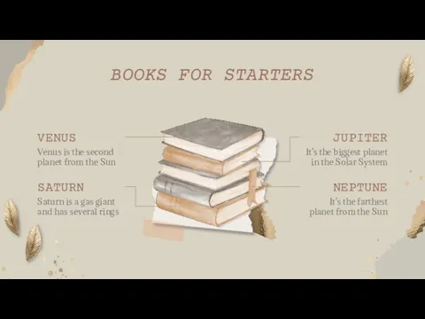 BOOKS FOR STARTERS VENUS Venus is the second planet from the Sun