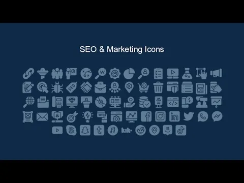 SEO & Marketing Icons