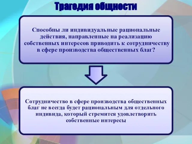 Трагедия общности