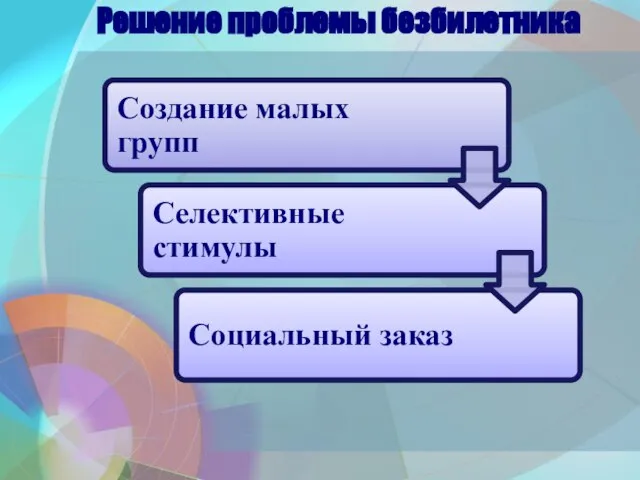 Решение проблемы безбилетника