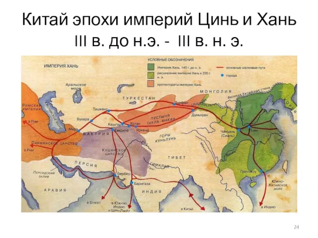 Китай эпохи империй Цинь и Хань III в. до н.э. - III в. н. э.