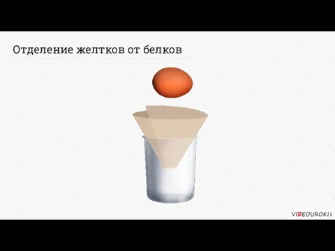 Отделение желтков от белков