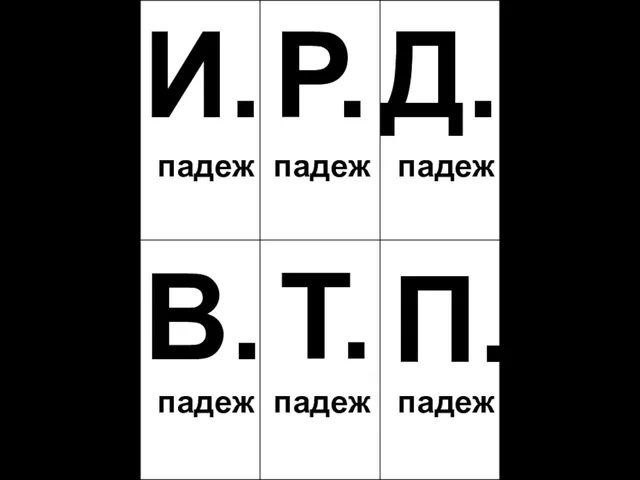 И. Р. Д. В. Т. П. падеж падеж падеж падеж падеж падеж