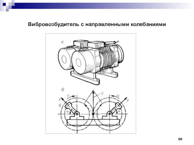 Вибровозбудитель с направленными колебаниями