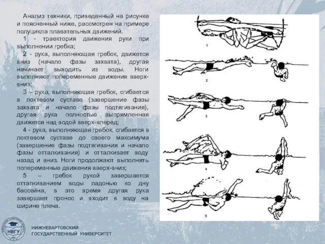 Анализ техники, приведенный на рисунке и поясненный ниже, рассмотрен на примере полуцикла