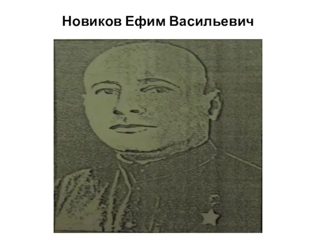 Новиков Ефим Васильевич