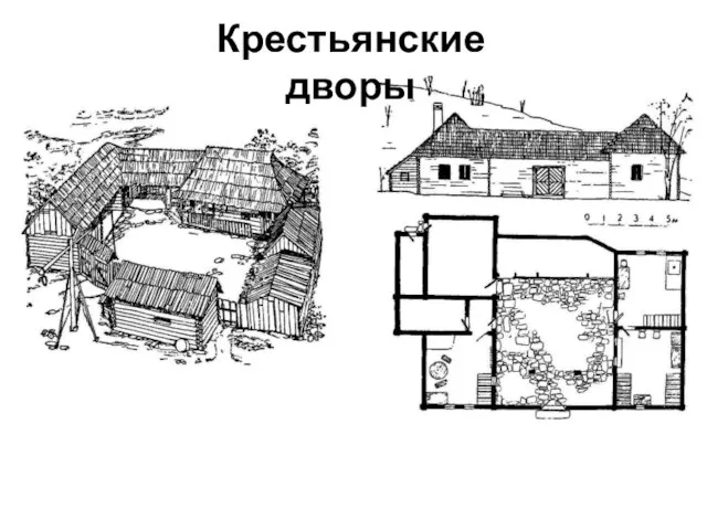 Крестьянские дворы