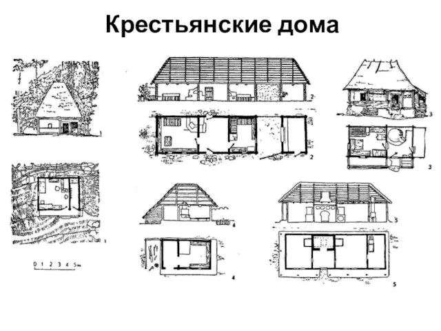 Крестьянские дома