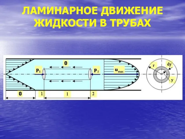 ЛАМИНАРНОЕ ДВИЖЕНИЕ ЖИДКОСТИ В ТРУБАХ