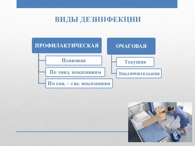 ВИДЫ ДЕЗИНФЕКЦИИ