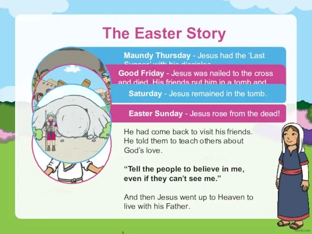 The Easter Story Maundy Thursday - Jesus had the ‘Last Supper’ with