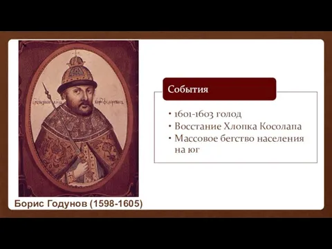 Борис Годунов (1598-1605)