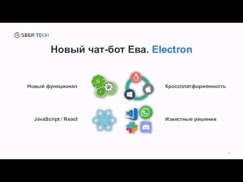 Новый чат-бот Ева. Electron