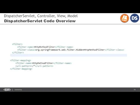 DispatcherServlet, Controller, View, Model DispatcherServlet Code Overview