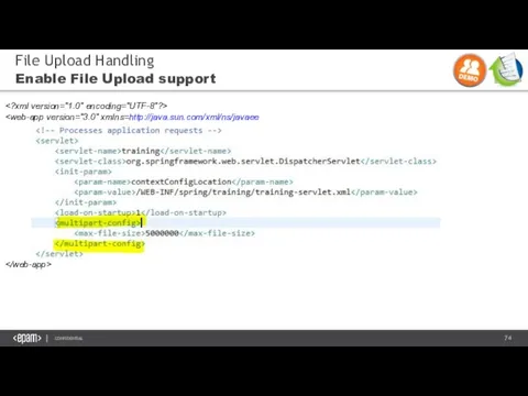 File Upload Handling Enable File Upload support