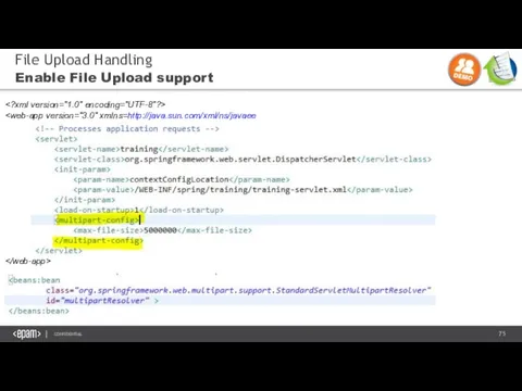 File Upload Handling Enable File Upload support