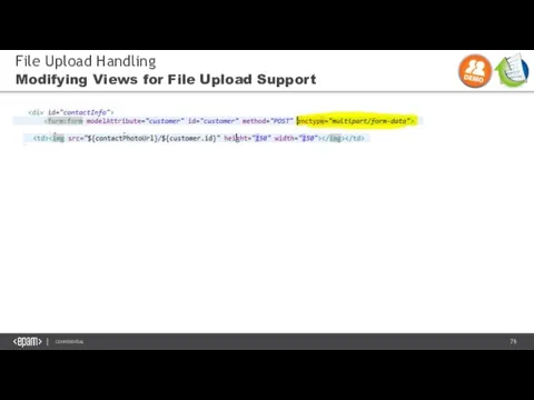 File Upload Handling Modifying Views for File Upload Support