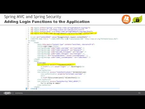 Spring MVC and Spring Security Adding Login Functions to the Application