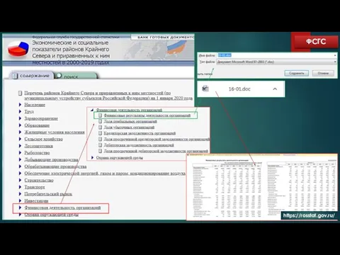 ФСГС https://rosstat.gov.ru/