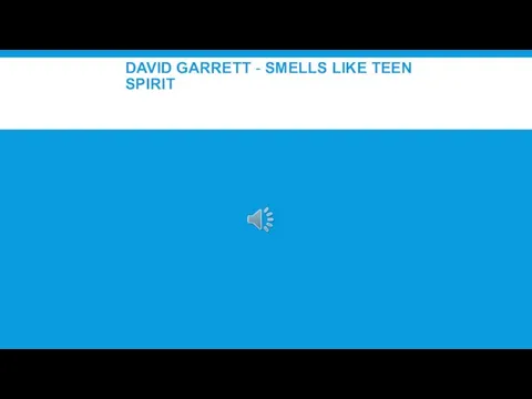 DAVID GARRETT - SMELLS LIKE TEEN SPIRIT