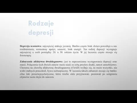 Depresja sezonowa: najczęściej atakuje jesienią. Bardzo często brak słońca powoduje u nas