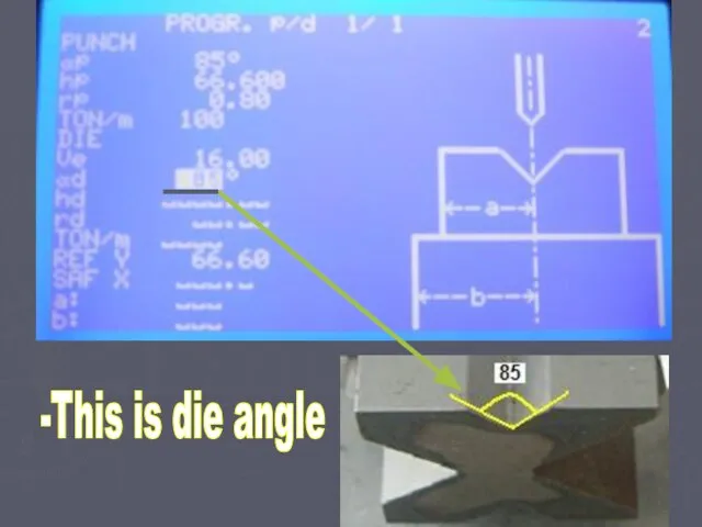 -This is die angle