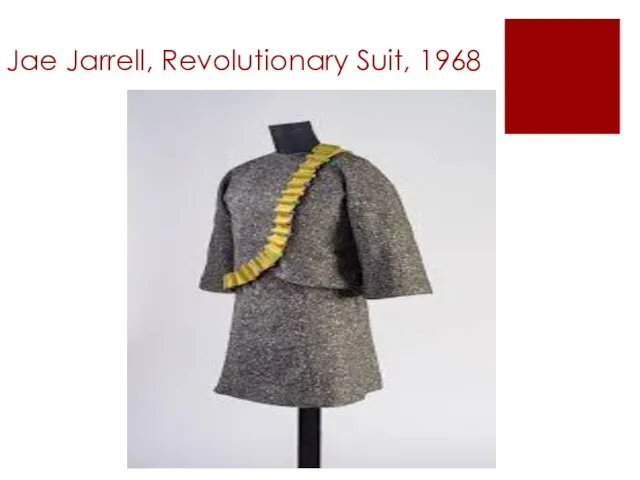 Jae Jarrell, Revolutionary Suit, 1968