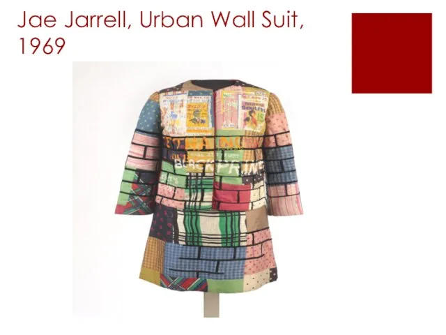 Jae Jarrell, Urban Wall Suit, 1969