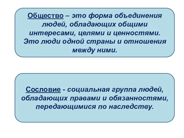 Общество – это форма объединения людей, обладающих общими интересами, целями и ценностями.