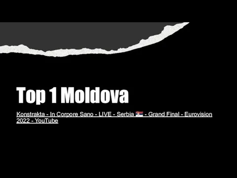 Top 1 Moldova Konstrakta - In Corpore Sano - LIVE - Serbia