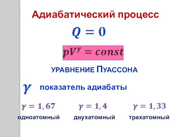 Адиабатический процесс