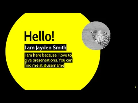 Hello! I am Jayden Smith I am here because I love to
