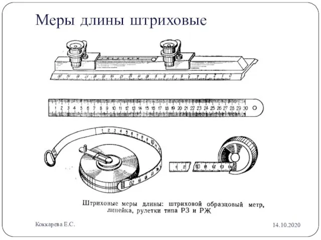 Меры длины штриховые 14.10.2020 Коккарева Е.С.