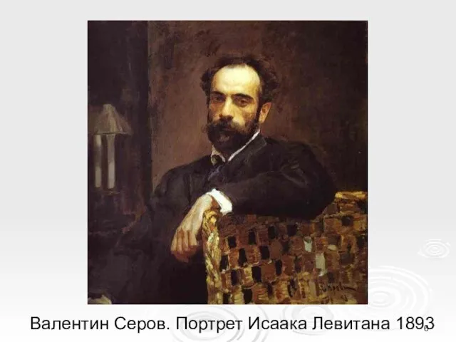 Валентин Серов. Портрет Исаака Левитана 1893
