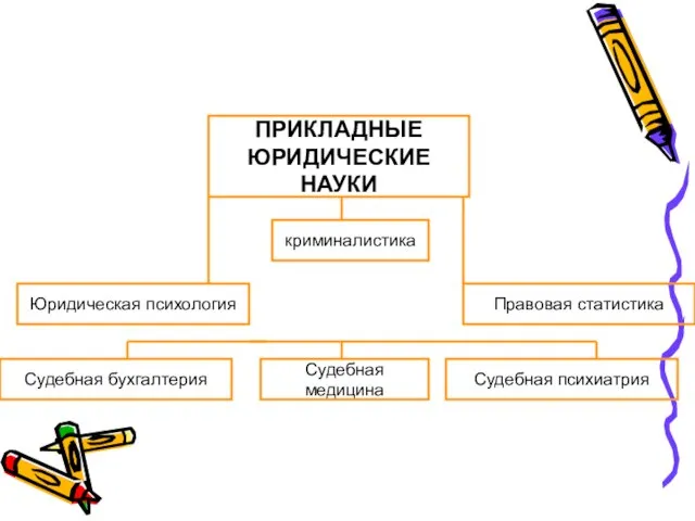 ПРИКЛАДНЫЕ ЮРИДИЧЕСКИЕ НАУКИ Юридическая психология криминалистика Судебная бухгалтерия Судебная медицина Судебная психиатрия Правовая статистика