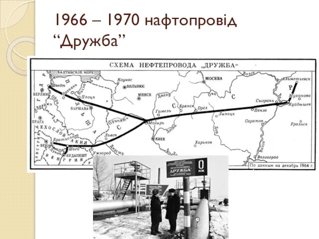 1966 – 1970 нафтопровід “Дружба”