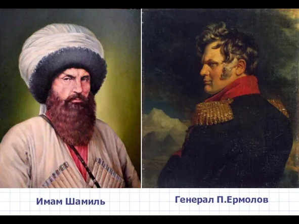 Имам Шамиль Генерал П.Ермолов