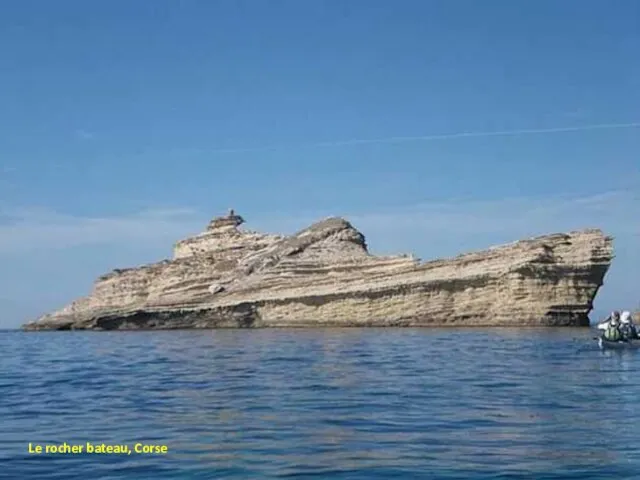 Le rocher bateau, Corse
