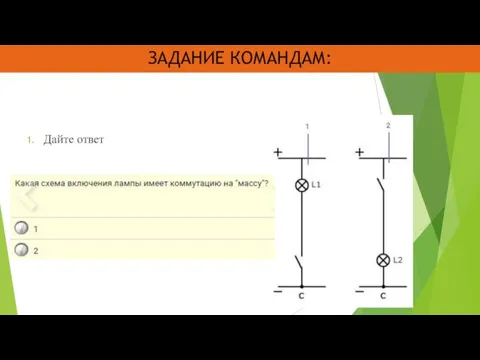 ЗАДАНИЕ КОМАНДАМ: Дайте ответ