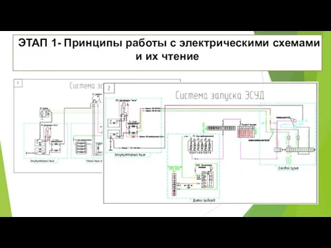 ЭТАП 1- Принципы работы с электрическими схемами и их чтение