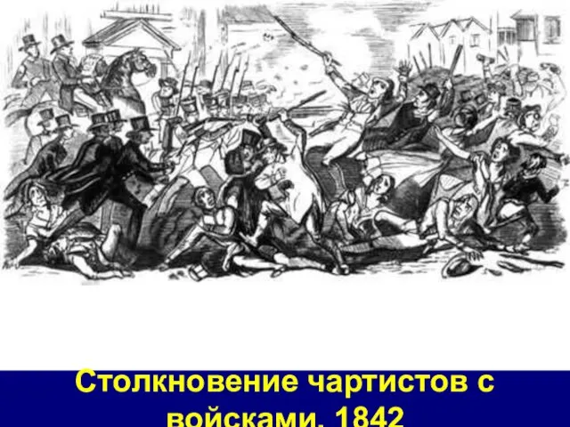 Столкновение чартистов с войсками, 1842