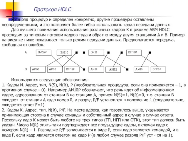 Хотя ряд процедур и определен конкретно, другие процедуры оставлены неопределенными, и это