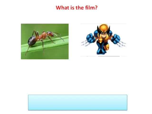 What is the film? Antman