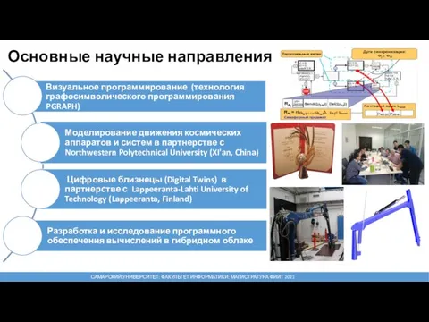 Основные научные направления САМАРСКИЙ УНИВЕРСИТЕТ: ФАКУЛЬТЕТ ИНФОРМАТИКИ: МАГИСТРАТУРА ФИИТ 2021