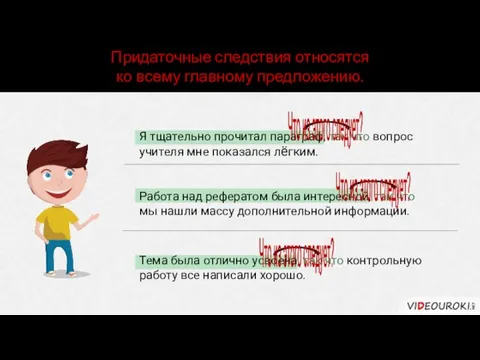 Я тщательно прочитал параграф, так что вопрос учителя мне показался лёгким. Работа