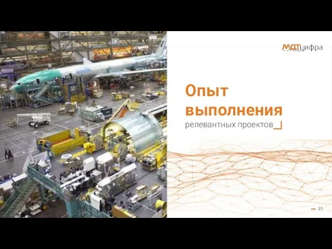 Опыт выполнения релевантных проектов 31